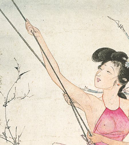怀柔-胡也佛的仕女画和最知名的金瓶梅秘戏图